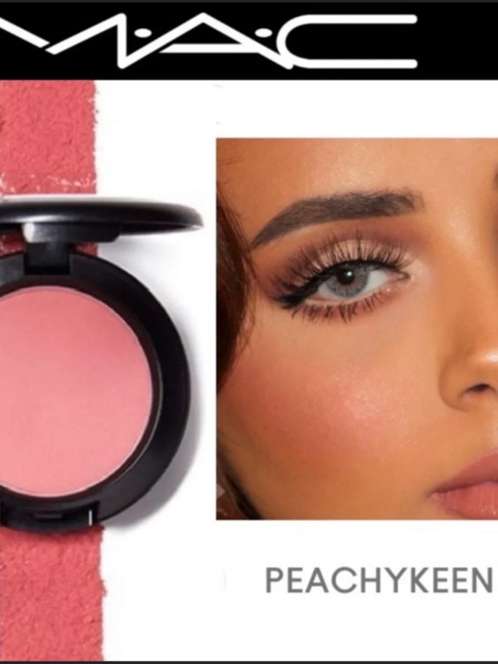 ♥️👍MAC Cosmetics Sheertone Blush Peachykeen